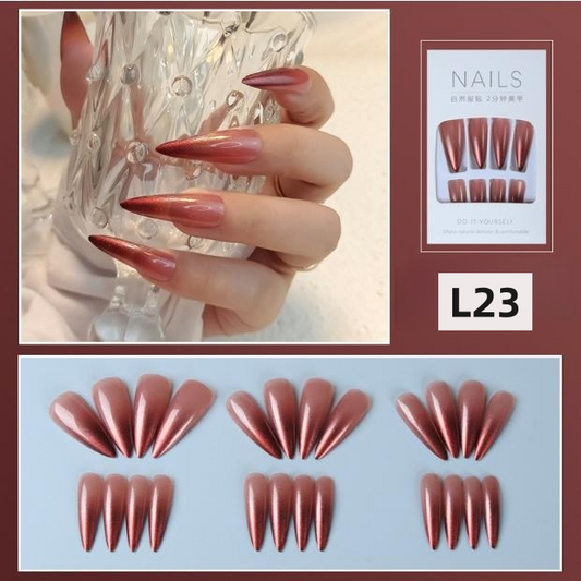 【L23】 24Pcs Press on Nails