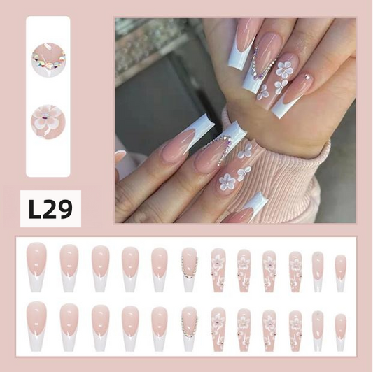 【L29】 24Pcs Press on Nails