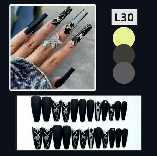 【L30】24Pcs Press on Nails