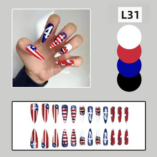 【L31】24Pcs Press on Nails