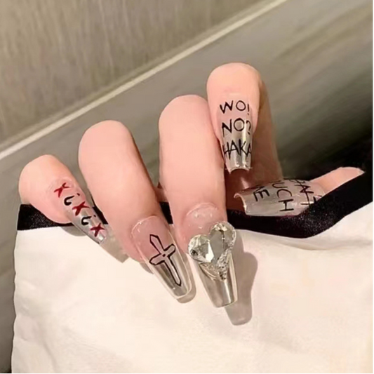 【M34】24Pcs Press on Nails